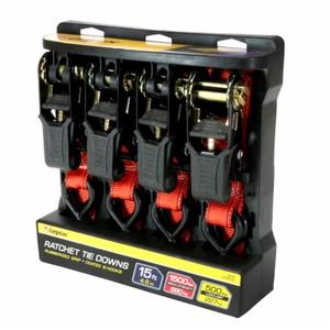 CargoLoc Ratchet Tie Downs, 15 ft
