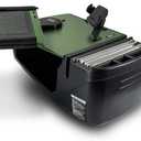 AutoExec Reach Desk Front Seat Car Desk and Portable Workstation with Phone Mount and Phone Vent Clip, Army Green