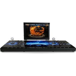 35000 in 1 Portable Arcade Game Console 14-inch HD Screen Dual Players Pandoras Box 80S,Retro Video Game Machine Search/Hide/Save/Load/Pause Games (14in-Dual Players)