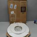 Mayfair NextStep2 Toilet Seat with Built-In Potty Training Seat, Slow-Close, Removable that will Never Loosen, Round, White