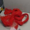 Christmas Cabinet Door Ribbon Bow Large Christmas Door Bow Decoration Xmas Tree Organza Bows Festival Wrapping Decorations for Front Doors Fireplace Wreath Home Holiday Birthday Party Supplies (Red)