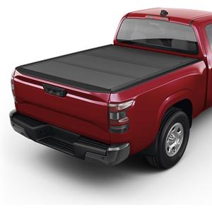 Armordillo Low Profile Hard Tri-Fold for 2022 2023 2024 Nissan Frontier Tonneau Bed Cover Fits 5ft (60") Short Bed | CoveRex TFX Series | 8717806