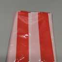 Preboun 6 Pcs Carnival Tent Circus Hanging Awning Decorations Red White Striped Carnival Banner Canopy Party Supplies for Kids Birthday Mardi Gras Theme Christmas Celebration, 9.84 x 78.74 Inches