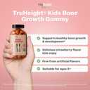 TruHeight Kids Bone Growth Gummies (Strawberry, Ages 2+) Tall Nutrition for Natural Growth for Kids & Toddlers - Vitamin D, Calcium, K, Magnesium Multivitamin, Bone Strength Vitamins, D3 K2, Taller, BBD 12/2027