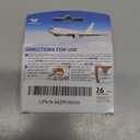 Ear Plugs for Airplane Pressure Relief, 2 Pairs Kids 6+, Adults/Small Canal Reusable Airplane Earplugs 26dB, with Silicone Connector Cord, Travel Essentials for Flying, Ear Protection Earplugs