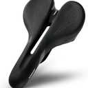 X WING Comfort Bike Seat for Men and Women with Innovative 5-Zone-Concept – Winged Bicycle Saddle with Memory Foam – Exercise Bike Seat for City, MTB & Trekking Bikes