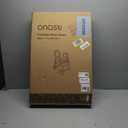 Onasti Foldable Step Stool for Bathroom Sink, Adjustable 3 Step Stool for Kids Toilet Potty Training Stool with Handles, Child Kitchen Counter Stool Helper, Plastic Ladder for Toddlers Grey (Gray)