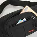 Lightweight Hiking Waist Pack  Ideal for Running, Walking & Travel  Secure Phone Pocket  Durable, Comfortable Gray Belt Bag for Essentials  Hands-Free Convenience