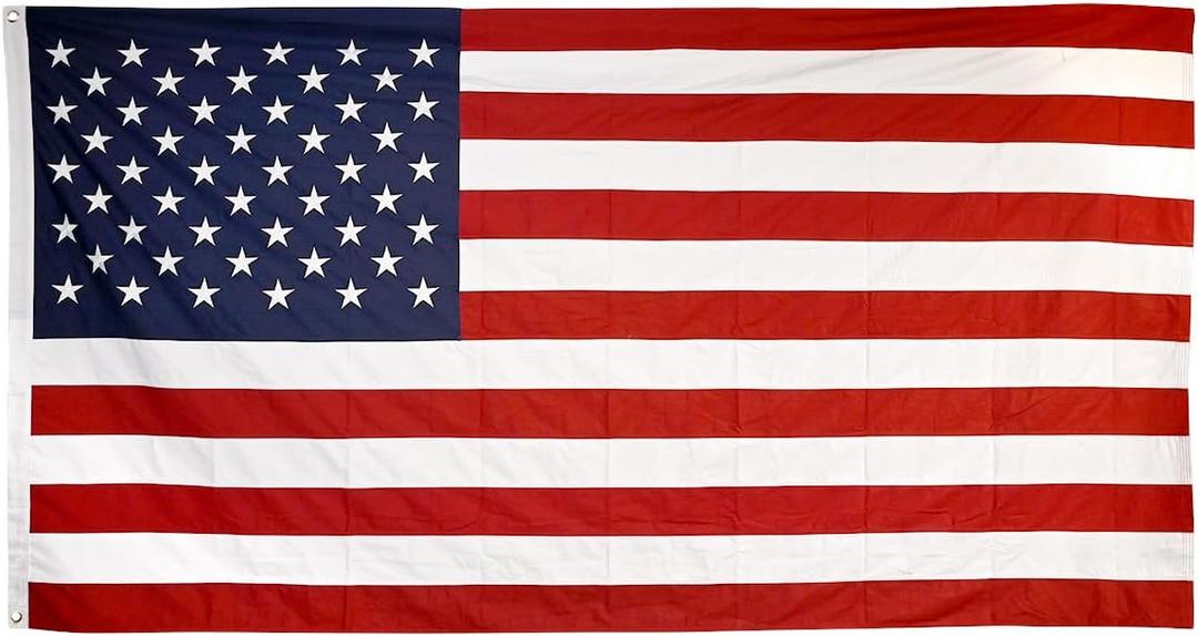 Online Stores American Cotton Flag - 5ft x 9.5ft Memorial Size