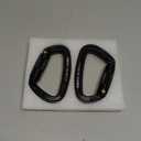 BEIFENG 25KN Auto Locking Carabiner - UIAA Certified Heavy Duty Climbing Carabiners for Rock Climbing, Camping, Rappelling, Hunting, Rescue Equipment - Professional Carabiner Clips (Black)