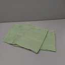 Gwine Light Green Sheer Curtain Tiers 24 Inch Length, Light Filtering Voile Short Curtain for Living Room Bedroom, Rod Pocket Cafe Curtains for Small Windows 42x24 Inch, 2PCS