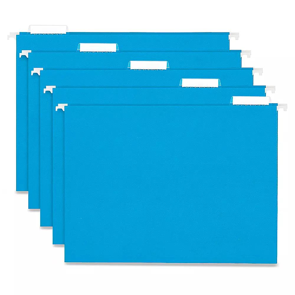 30 Pack Hanging File Folders Letter Size, Colored Hanging Folders with 1/5-Cut Adjustable Tab, Extra Capacity Hanging File Folders, 1 Inch Expansion, Perfect Office, Home, Classroom Supplies