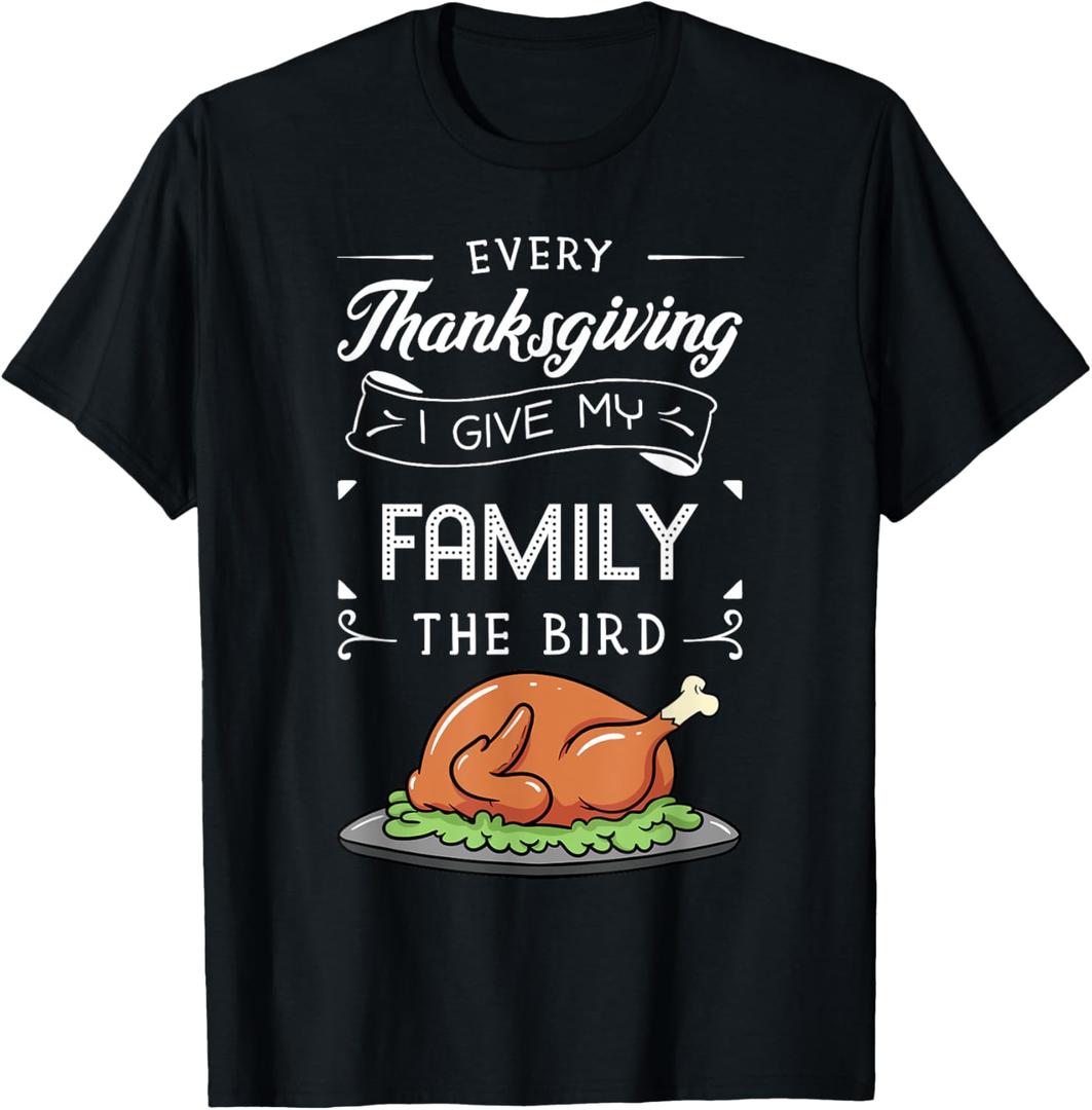 Thanksgiving Turkey Holiday Feast Harvest Blessing Gift Idea T-Shirt S