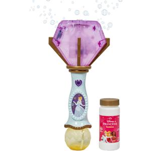 Little Kids Disney Princess Cinderella Light and Sound Musical Bubble Wand, Includes Bubble Solution