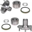2pcs Front Wheel Hub Wheel Bearing Kit for Toyota Tundra 2000-2006 Tacoma 1999-2004 4Runner 1996-2001 Sequoia 2001-2007 2.7L 3.4L 4.0L 4.7L 2WD Only Not Fit 4WD Replaces 710571 517011