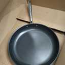 10" Frying Pan Skillet, PFAS-Free Ceramic Nonstick, Durable Hard Anodized Cookware, Scratch Resistant, Stainless Steel Handle, Good Grips, Dishwasher Safe, Oven safe, Black