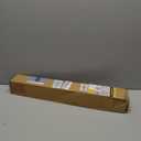 UNISHADES no Drill Cordless Roman Shades for Windows, 24" W 64" H - Light Filtering - Linen - White