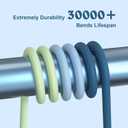 3 x Apple MFi Certified 6Pack iPhone Charger - 3/3/6/6/6/10 FT Lightning Cable USB High Speed Nylon Braided Fast Charging Cord Compatible for iPhone 14/13/12/11 Pro Max/XS MAX/XR/XS/X/8/7/6 Plus