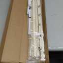 LazBlinds No Tools No Drill 1" Vinyl Mini Blinds, Cordless Blinds for Windows, Light Filtering Horizontal Window Blinds & Shades, 25" W x 48" H, Cream