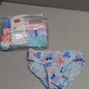 Hanes Girls Ultimate Underwear Pack, Organic Cotton For Kids’   Hipster Panties, Pink Blue Solids & Patterns, 6 US