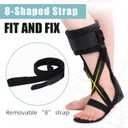 Medical AFO Foot Drop Brace Ankle Foot Orthosis Drop Foot Stabilizer Support for Walking with Shoe for Men and Women for Stroke, MS, Hemiplegia Foot Drop, ALS (XL-Left)