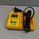 DCB112 Charger Repalcement for Dewalt 12v/20v Battery Charger Compatible with Dewalt 12v/20v Max Battery DCB200 DCB203 DCB125 DCB107 Yellow