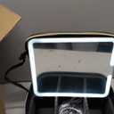 Focket Travel Makeup Bag with LED Mirror, Waterproof Cosmetic Bag with 3 Color Adjustable Brightness USB Vanity Case for Makeup Artists Cosmetic Organizer