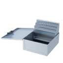 60PCS Number Size Drill Bit Index Box, Empty Metal Case (Excluding Drill Bits), #1-60