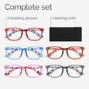 CCVOO Reading Glasses for Women/Men, Eyeglasses, Blue Light Readers for Women/Men, Computer Eye Glasses, Cheaters