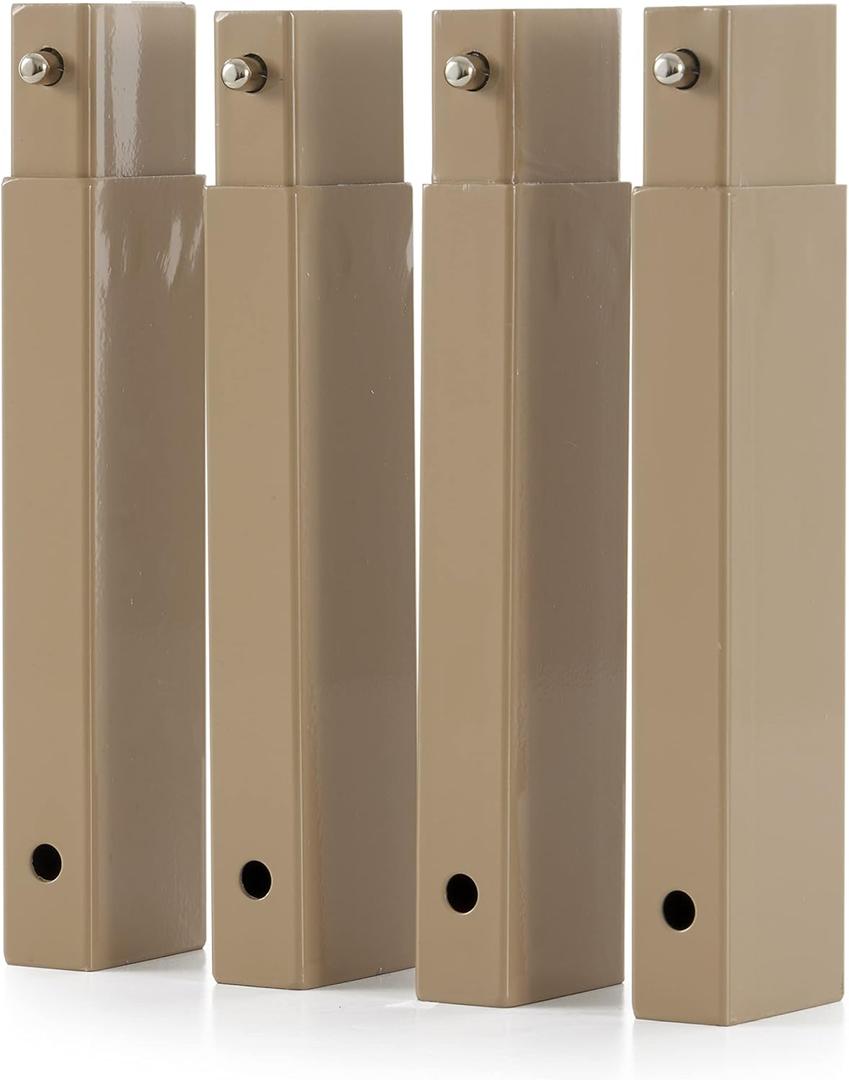 Disc-O-Bed Leg Extension Set - Enhanced Comfort, Set of 4