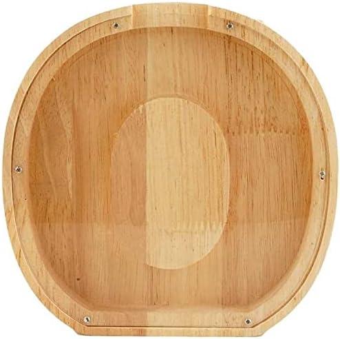 Twenty-six English Alphabet A-Z Letter Piggy Bank,Large-Capacity Transparent Wooden Alphabet Piggy BankPersonalized Coin Savings Box, Name DIY Creative Purchase Combination.