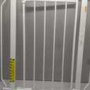 Regalo Safety 29-38.5" Baby Gate for Doorways & Bottom of Stairs, Pressure Mounted Baby Gate with Door for Babies, Toddlers & Pets, Tested & Safe for 30 Years, American Designed, American Owned, White