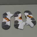 Gonii Compression Athletic Socks Cushioned Anti-Blister Comfort Fit Ankle Socks 5-6 Pairs. size small