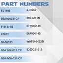 4pcs 06A906031CP Fuel Injector for 2011-2018 Jetta 2.0 2003-2015 Ibiza 1.2 1.4 1.6 2.0 Automotive Replacement Fuel Injectors