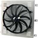 Aluminum Radiator 16'' Fan Shroud For Chevy C/K Series/Truck 3100 3600 3800 3900 3.5L 3.8L 4.3L 1947-1954
