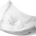 Creative Scents White Marble Look Coffee Table Decor for Living/Dining Room, Modern White Catch-All Key Dish Decor for Entryway, Decorative Bowl for Home Dcor - Fruit Bowl for Kitchen Counter