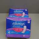 Always Discreet Adult Incontinence Pads for Women, Drier vs Poise, 4 Drop Long Length, Moderate Absorbency, Pads for Bladder Control Management, Bladder Leaks, & Postpartum Pads, 54ct