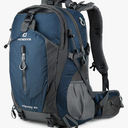 FENGDONG 40L Waterproof Lightweight Outdoor Daypack Hiking,Camping,Travel Backpack for Men Women Blue