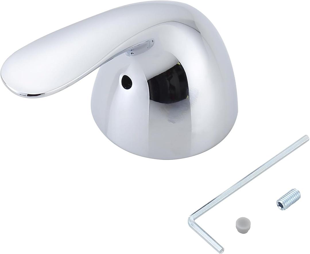 Shower Handle Replacement for Delta RP48717 Lever Handle Kit, Fit for Delta 13/14& 1300/1400 Series Tub Faucet, Single Handle Tub and Shower Faucet Handle,Chrome