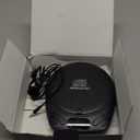 Portable CD Player with Headphones, Rechargeable Discman CD Player for Car & Home, Small CD Players Portable with 60s Anti-Skip, Supports CD/MP3/WMA/TF Card/AUX, Backlit/Lock/Programmable/Timer