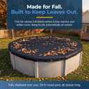 Blue Wave Arctic Armor 18-ft Round Leaf Net Mesh Above Ground Pool Cover