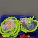 2 IN 1 Shooting Games Toys for Boys 5, 6, 7, 8, 9, 10+ Year Old, Moving Shooting Target and Standing Digital Targets with 2 Toy Guns, 24 Foam Balls, Kids Outdoor Game, Christmas Birthday Gift for Kids