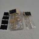 20PCS Wood Mini Chalkboard Sign and Replacement Stickers, Food Labels for Party Buffet,Blackboard for Message Board Signs,Weddings Place Cards, Birthday Party