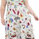City Chic Women's Plus Size Dress-Annabel Print Maxi