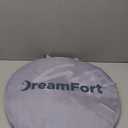 DreamFort - Pop Up Portable Twin Bed Canopy - Glow in The Dark Stars ( Grey)