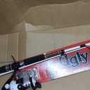 Ugly Stik 7’ Complete Saltwater Kit Fishing Rod and Reel Spinning Combo, Ugly Tech Construction with Clear Tip Design, 7’ Telescopic - 2-Piece Rod,Black