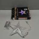 Christmas Tree Topper,Brogrous, 9.5inch 24 Modes Color Changing,10 LED Christmas Star Tree Topper Lighted with Versatile Remote Controller, USB Powered Tree-top Star for Xmas Tree Decoration