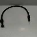 29.58in Flexible Transmission Dipstick Stainless Hose Black | Used for TH350 TH400 700R4 4L60E 4L80E Transmissions Stainless Steel Braided Hose Clear Level Checking Everyday Maintenance