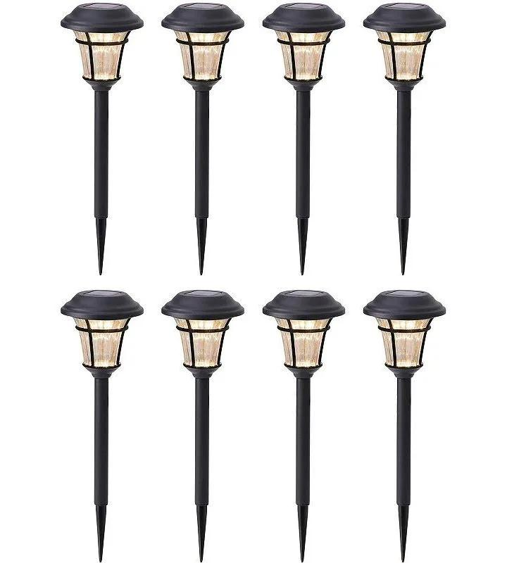MAGGIFT 8 Pack Outdoor Solar Lights - Waterproof, Solar Pathway & Garden Lights for Yard & Patio, Solar Powered for Driveway
