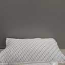 Memory Foam Pillows Queen Size Set of 2, Adjustable Cooling Pillow for Side Back Stomach Sleepers with Washable Removable Cover (White)